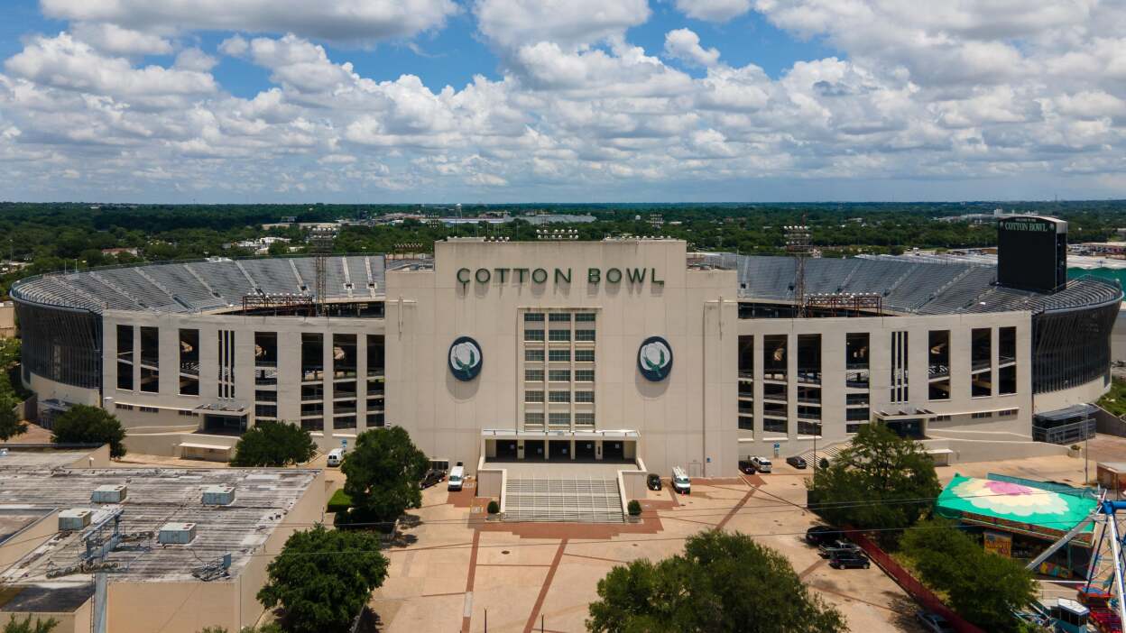 The Cotton Bowl Stadium in Dallas, Texas