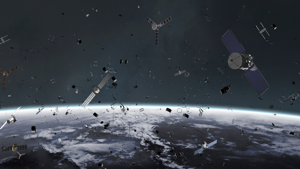 Space Junk orbiting earth