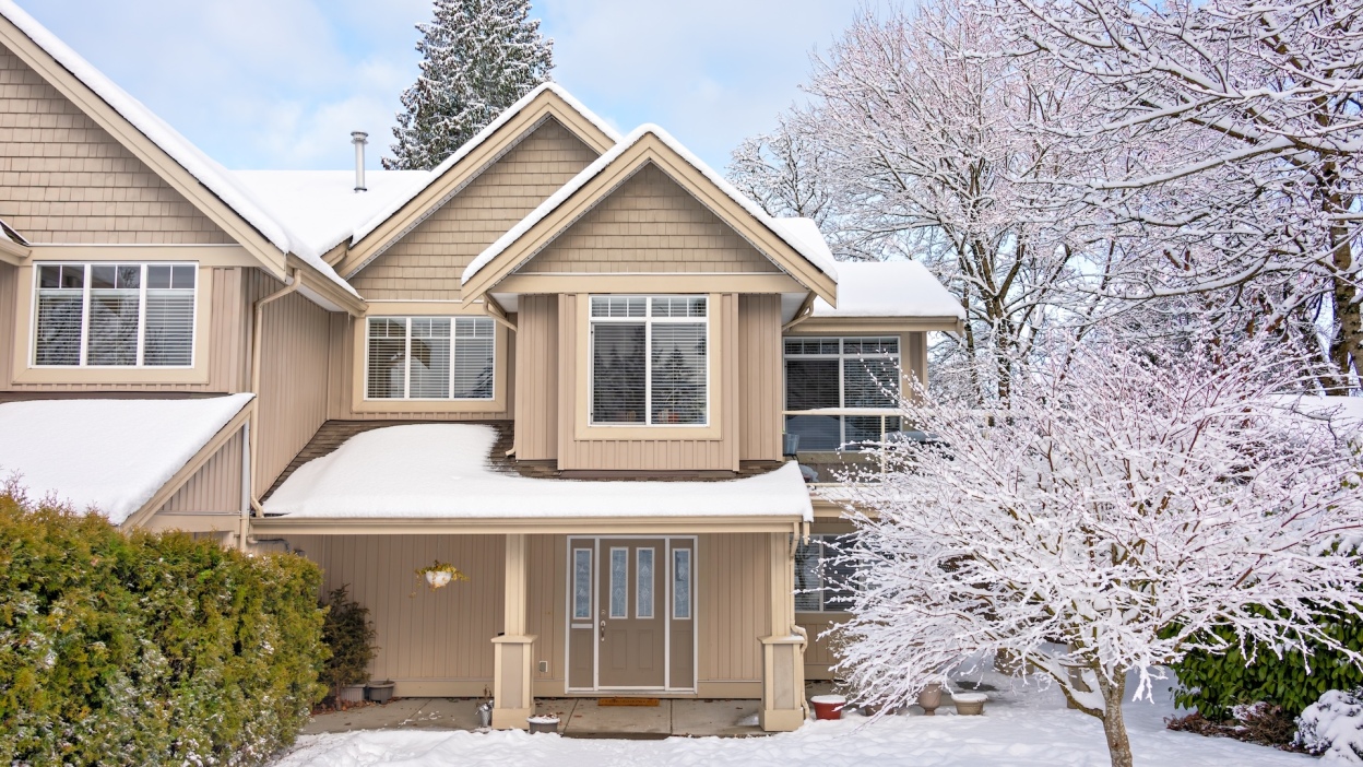 House in winter