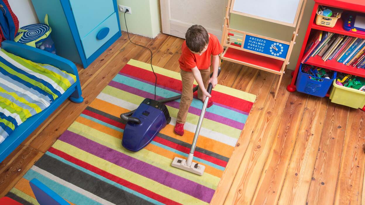 Let them do chores—no matter their age